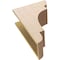 Ekena Millwork 8"W x 16"D x 24"H Classic New Brighton Rough Cedar Woodgrain TimberThane Corbel, Primed Tan CORUR08X16X24NEBRCPR - alternate 6
